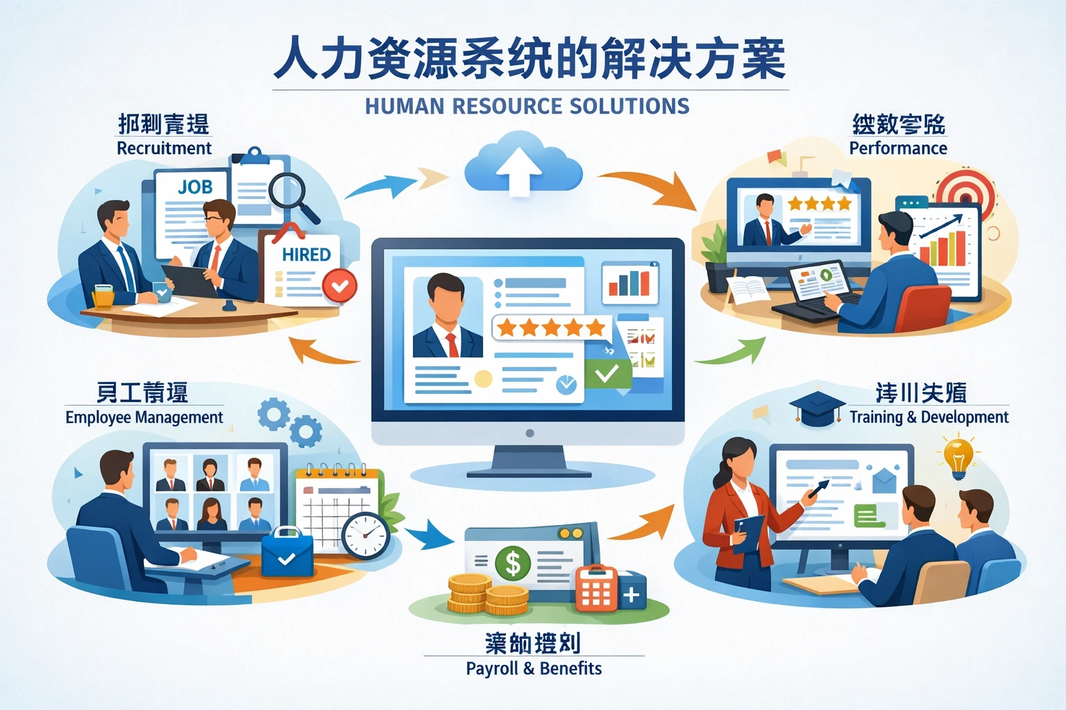 人力资源系统的解决方案