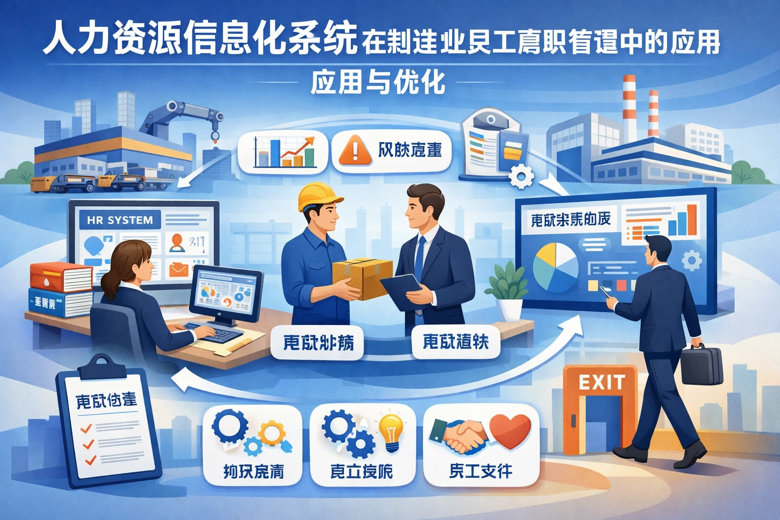 人力资源信息化系统在制造业员工离职管理中的应用与优化