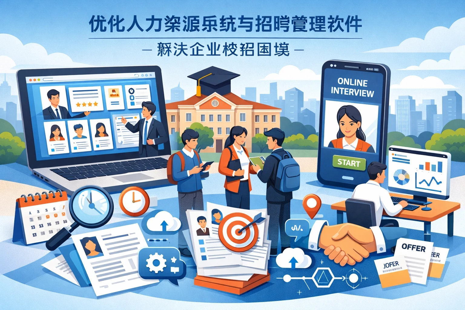 优化人力资源系统与招聘管理软件，解决企业校招困境