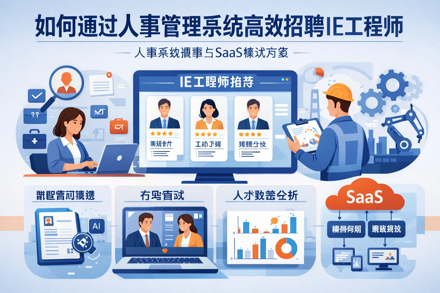 如何通过人事管理系统高效招聘IE工程师：人事系统推荐与SaaS解决方案