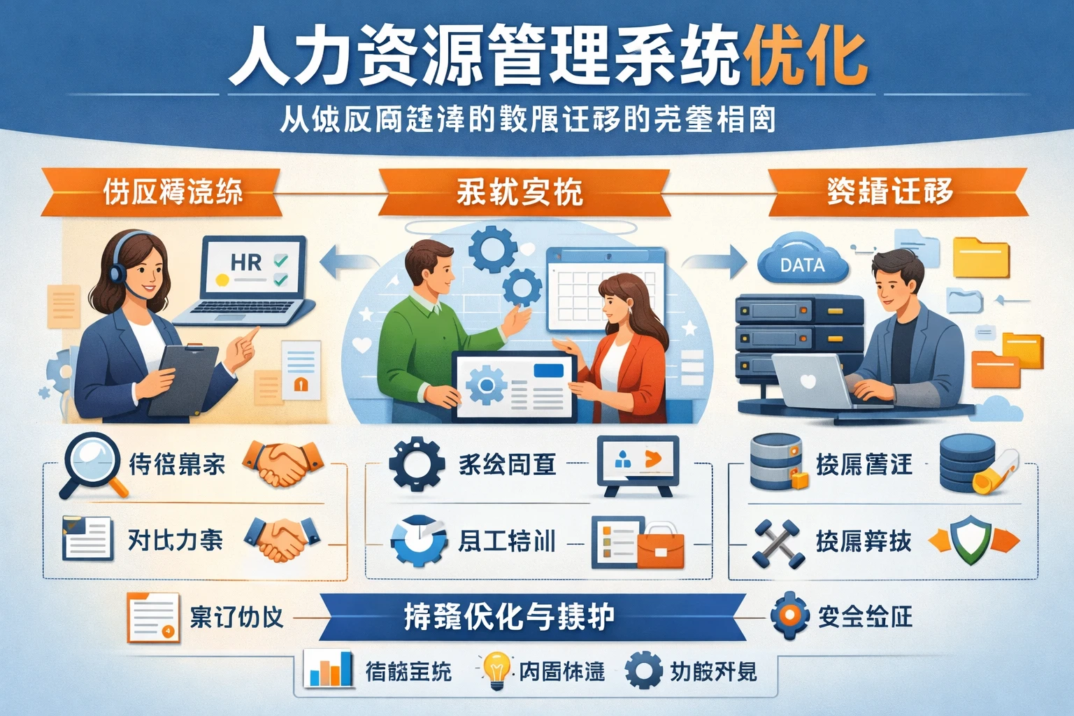人力资源管理系统优化：从供应商选择到数据迁移的完整指南