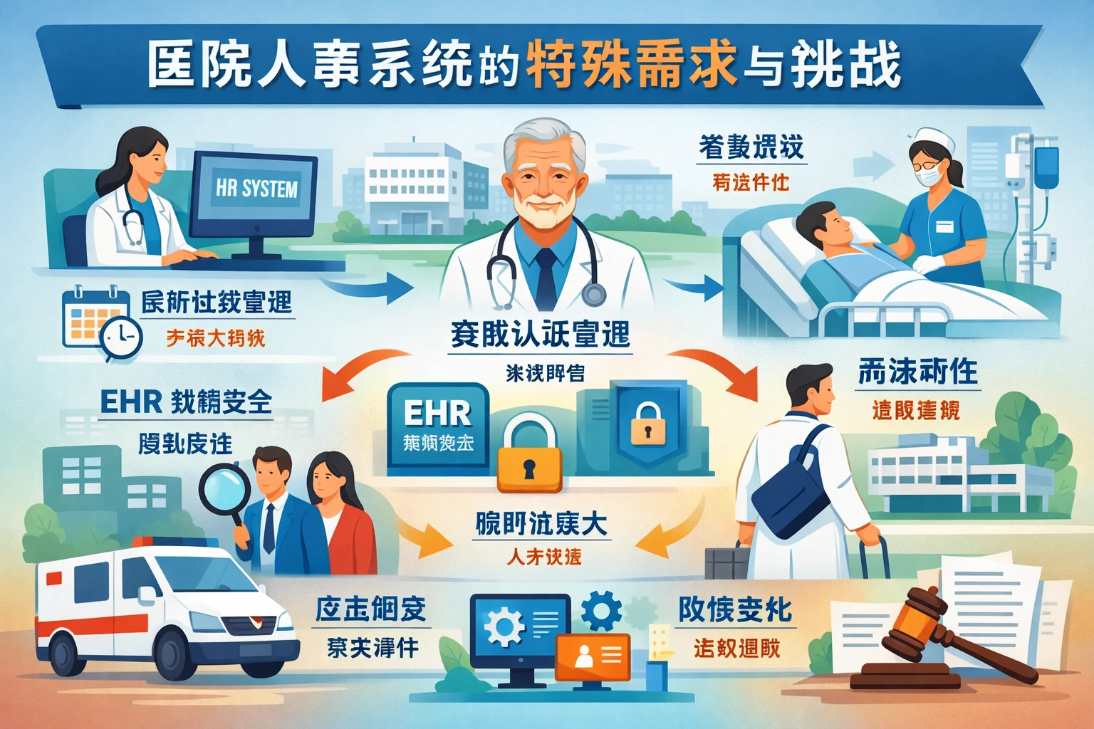 医院人事系统的特殊需求与挑战
