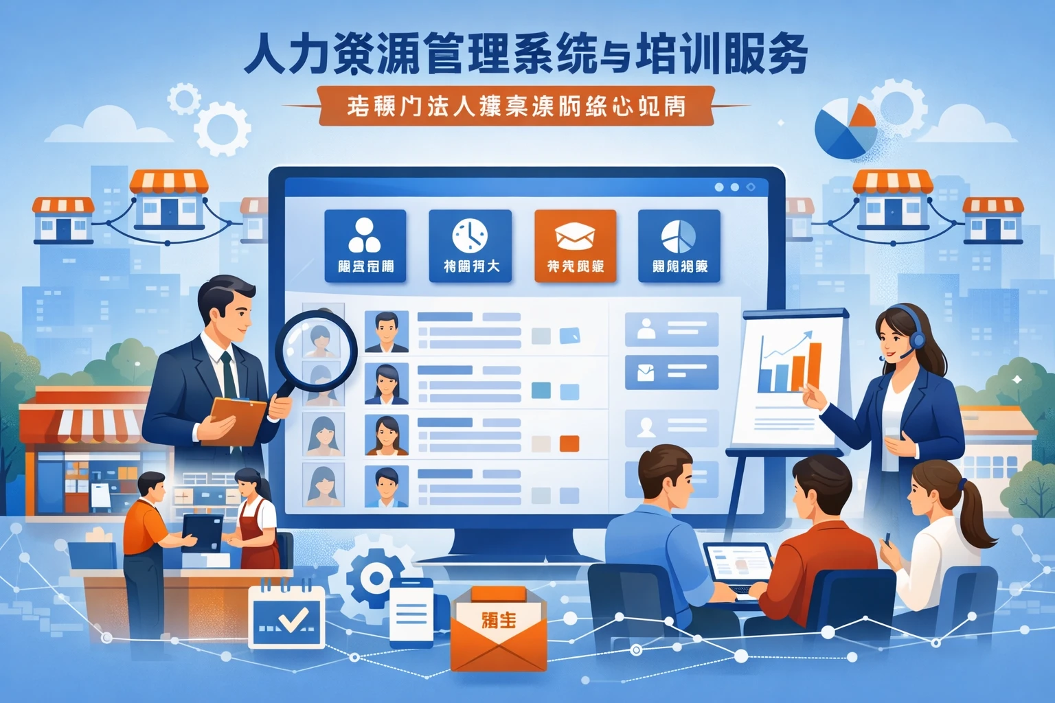 人力资源管理系统与培训服务：连锁门店人事系统的核心应用