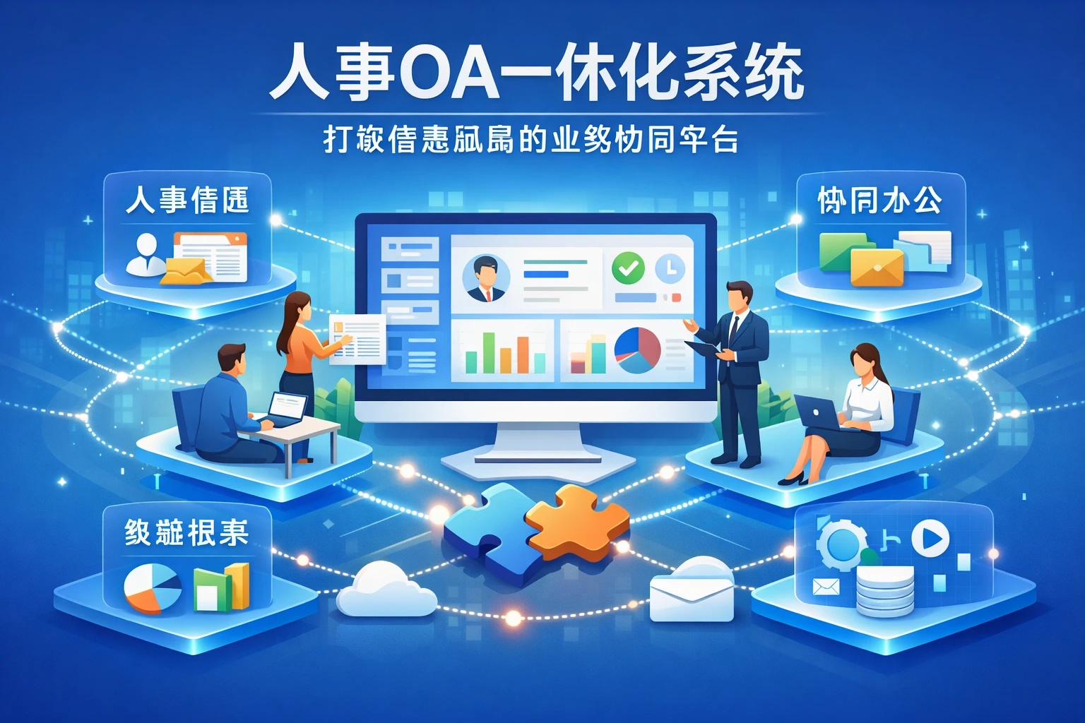 人事OA一体化系统:打破信息孤岛的业务协同平台