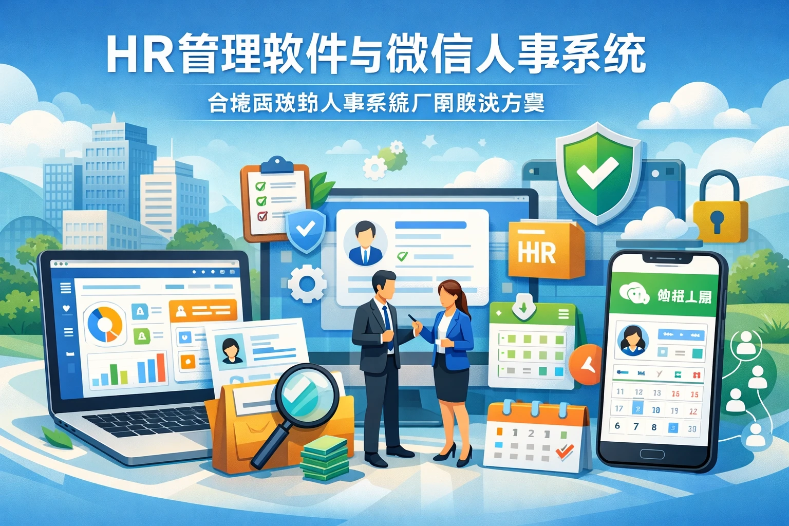 HR管理软件与微信人事系统:合规高效的人事系统厂商解决方案