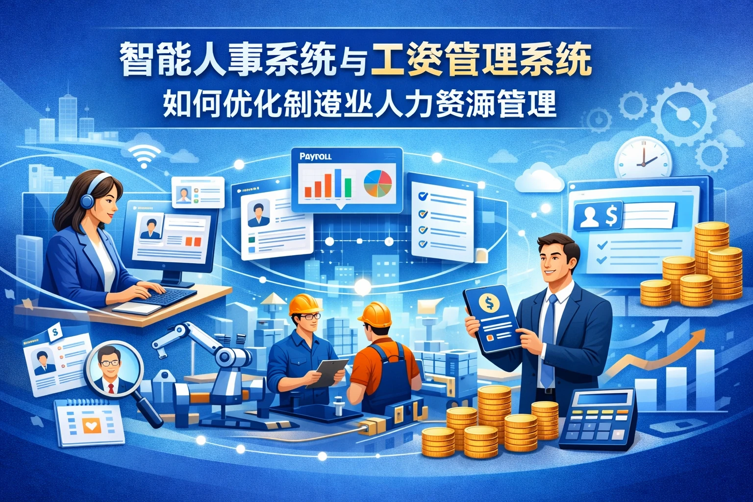 智能人事系统与工资管理系统如何优化制造业人力资源管理