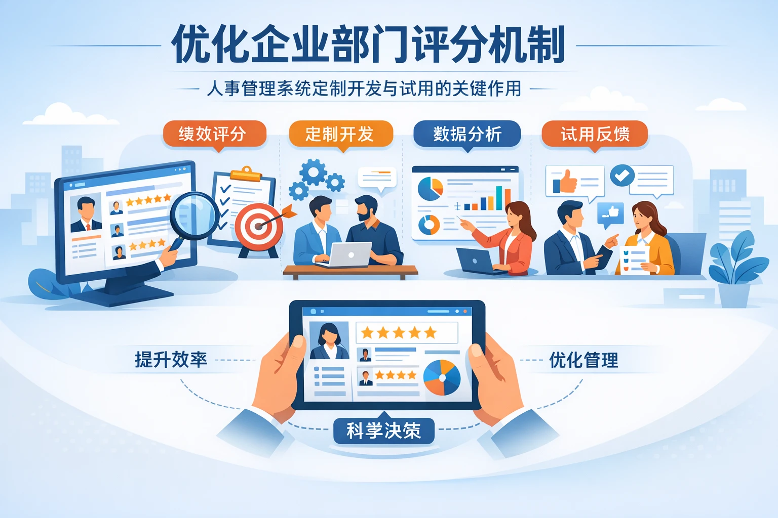 优化企业部门评分机制：人事管理系统定制开发与试用的关键作用