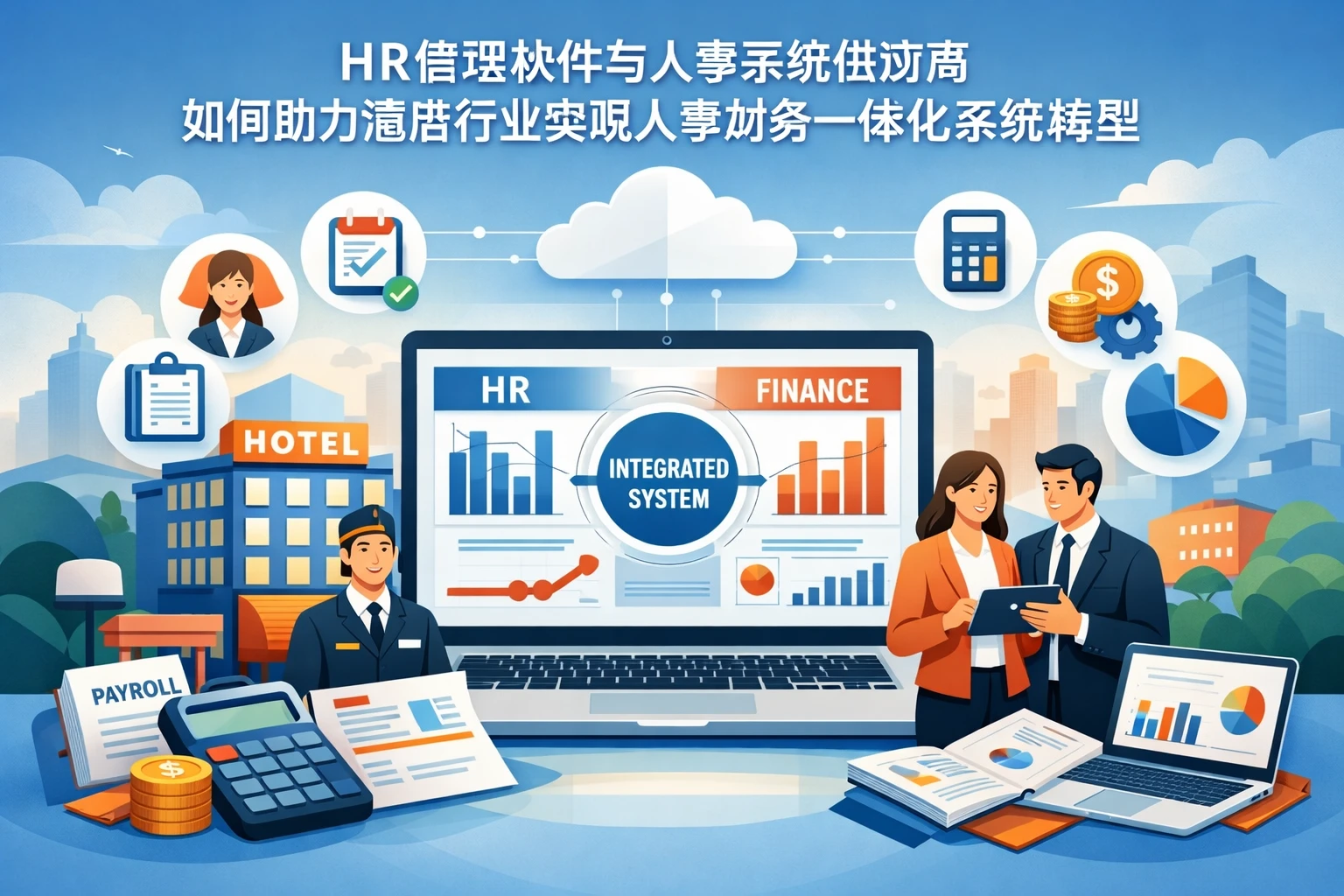 HR管理软件与人事系统供应商如何助力酒店行业实现人事财务一体化系统转型