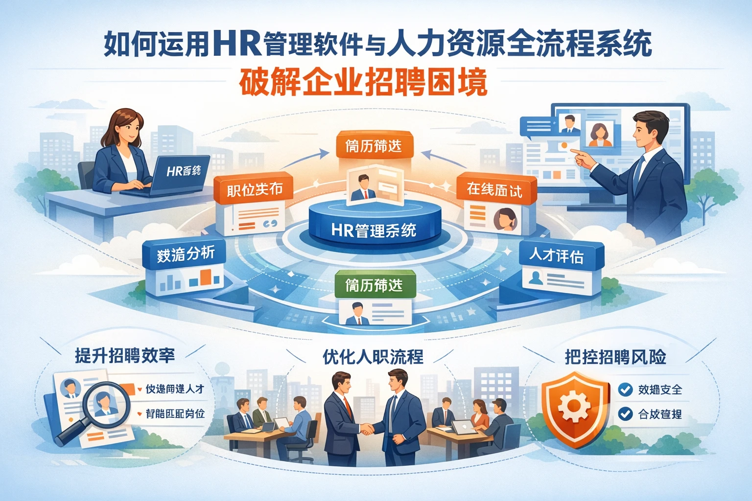 如何运用HR管理软件与人力资源全流程系统破解企业招聘困境
