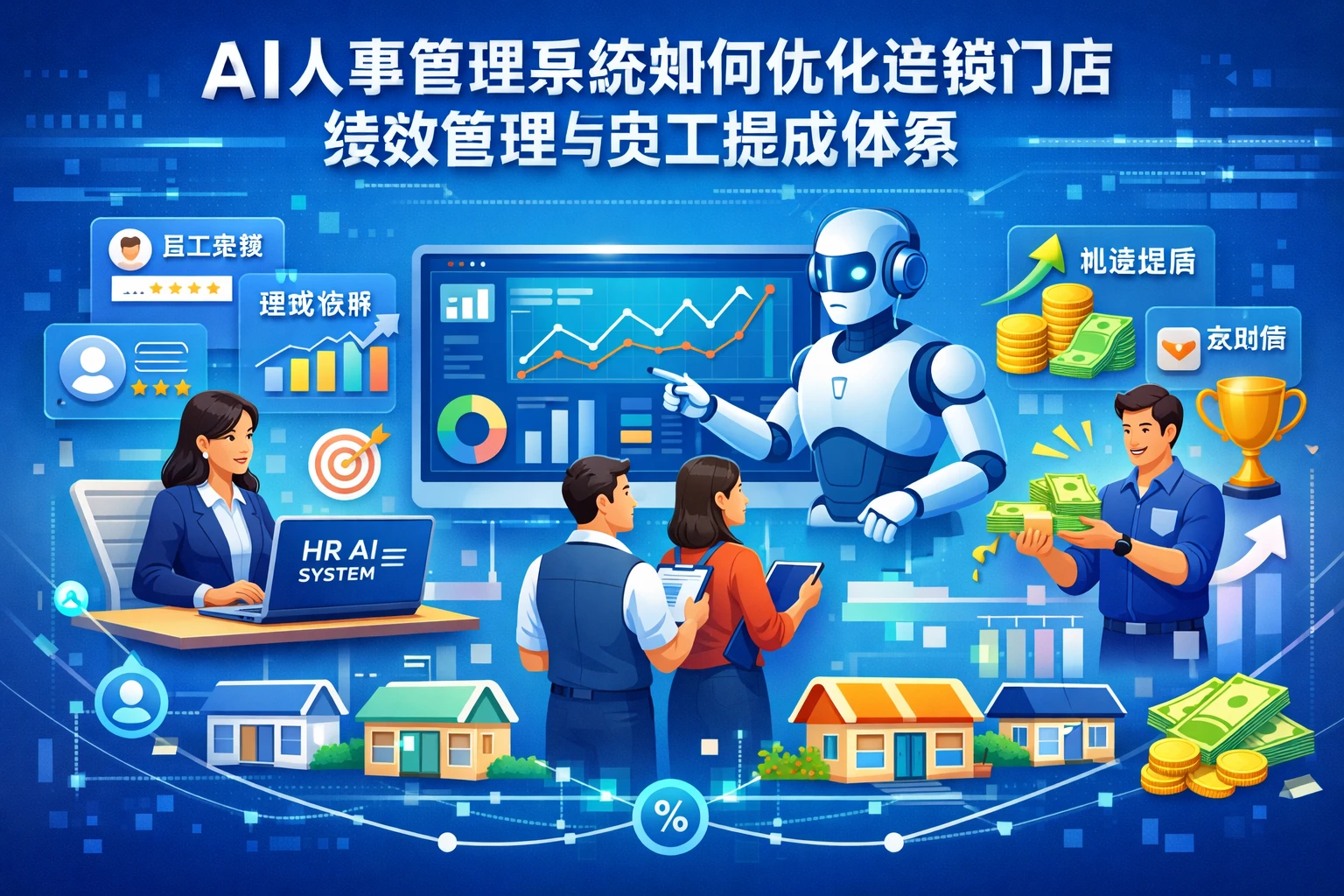 AI人事管理系统如何优化连锁门店绩效管理与员工提成体系