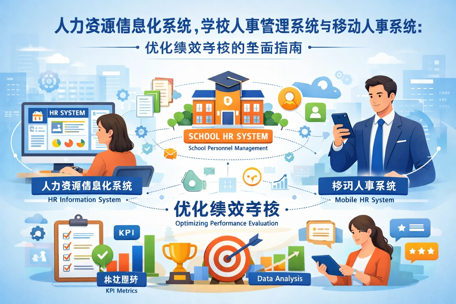 人力资源信息化系统、学校人事管理系统与移动人事系统:优化绩效考核的全面指南