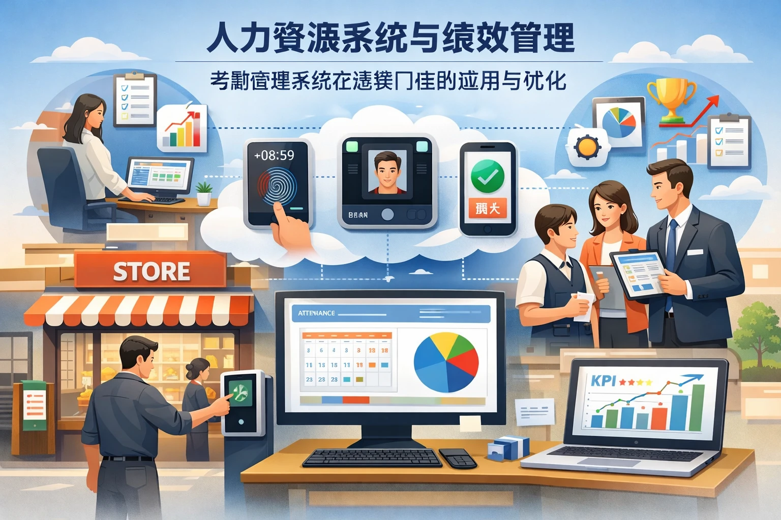 人力资源系统与绩效管理：考勤管理系统在连锁门店的应用与优化