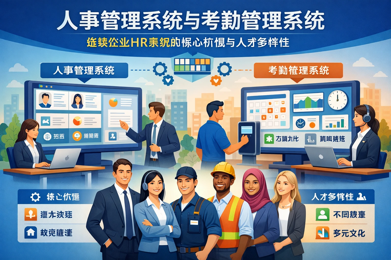 人事管理系统与考勤管理系统：连锁企业HR系统的核心价值与人才多样性