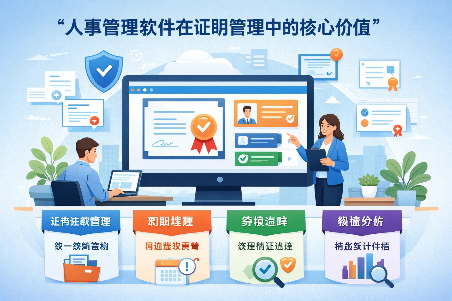 人事管理软件在证明管理中的核心价值