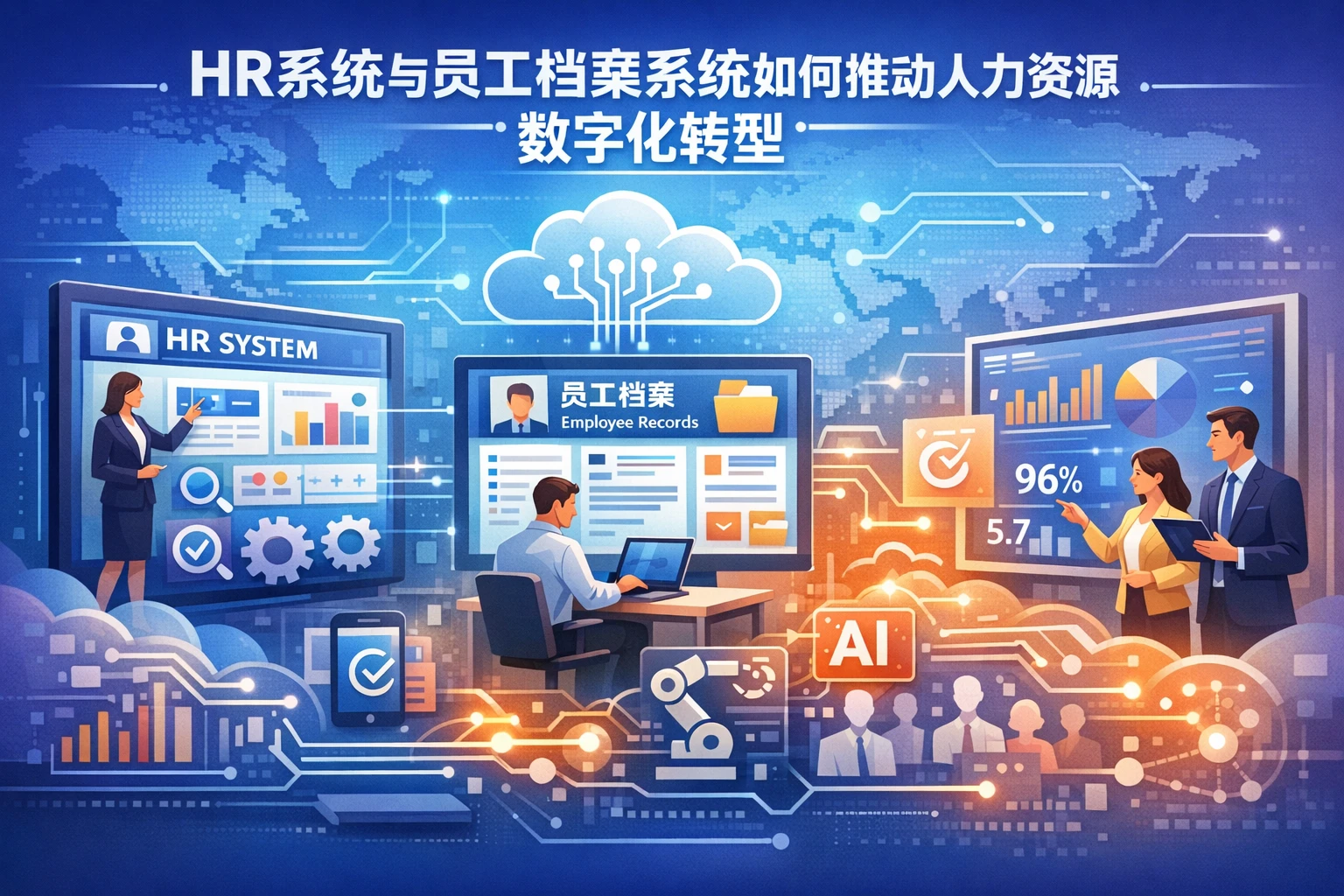 HR系统与员工档案系统如何推动人力资源数字化转型