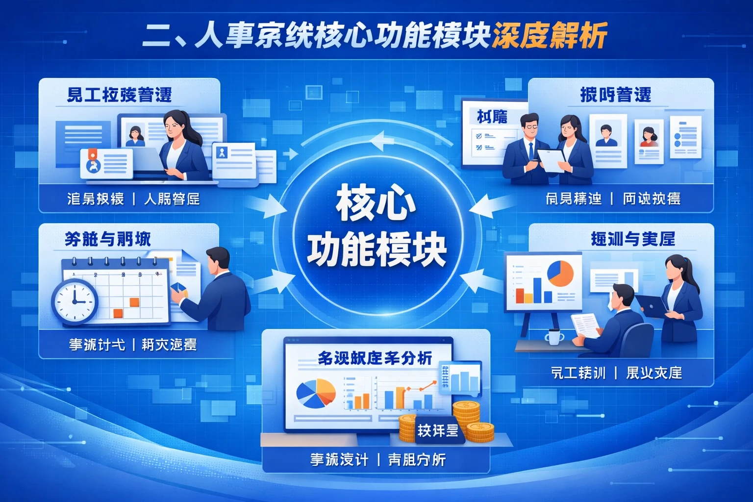 二、人事系统核心功能模块深度解析