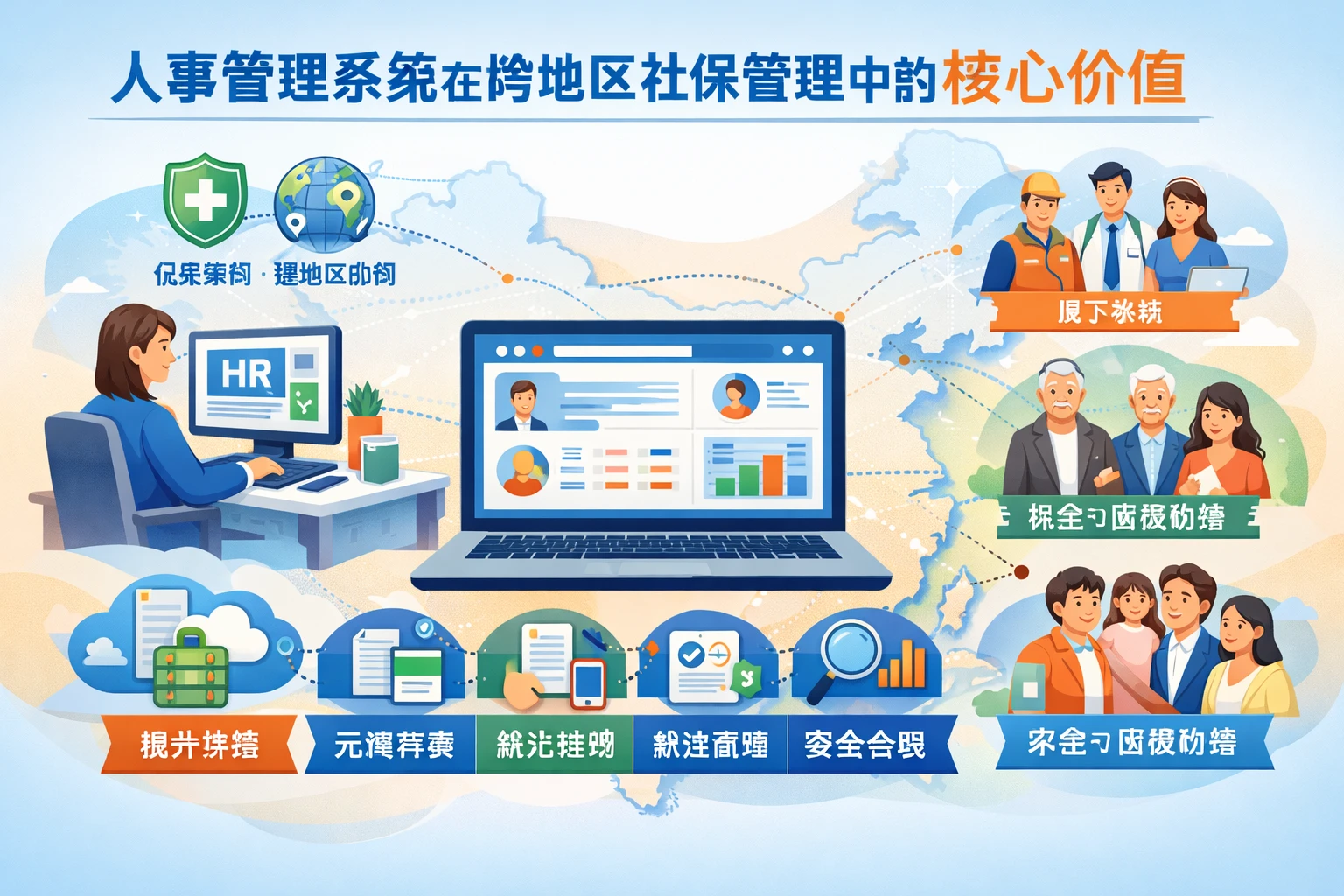 人事管理系统在跨地区社保管理中的核心价值