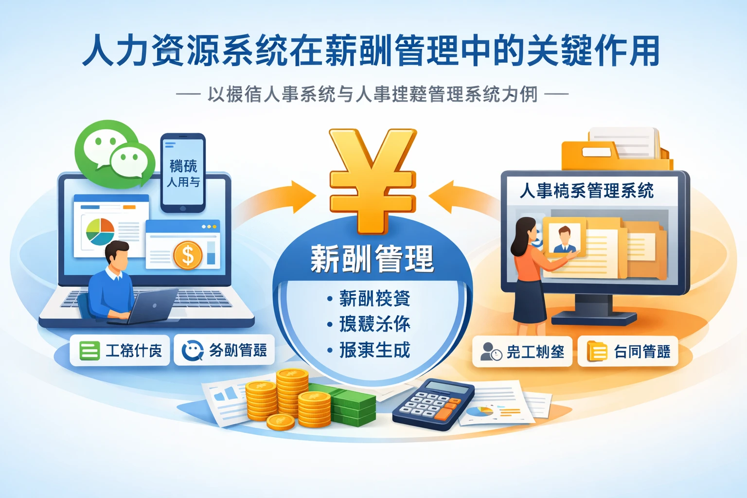 人力资源系统在薪酬管理中的关键作用——以微信人事系统与人事档案管理系统为例