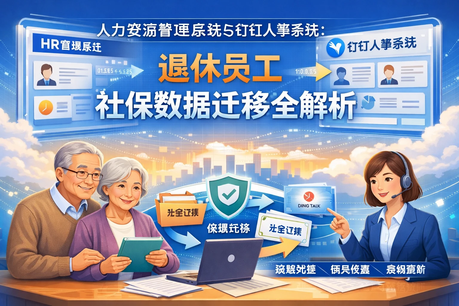 人力资源管理系统与钉钉人事系统：退休员工社保数据迁移全解析