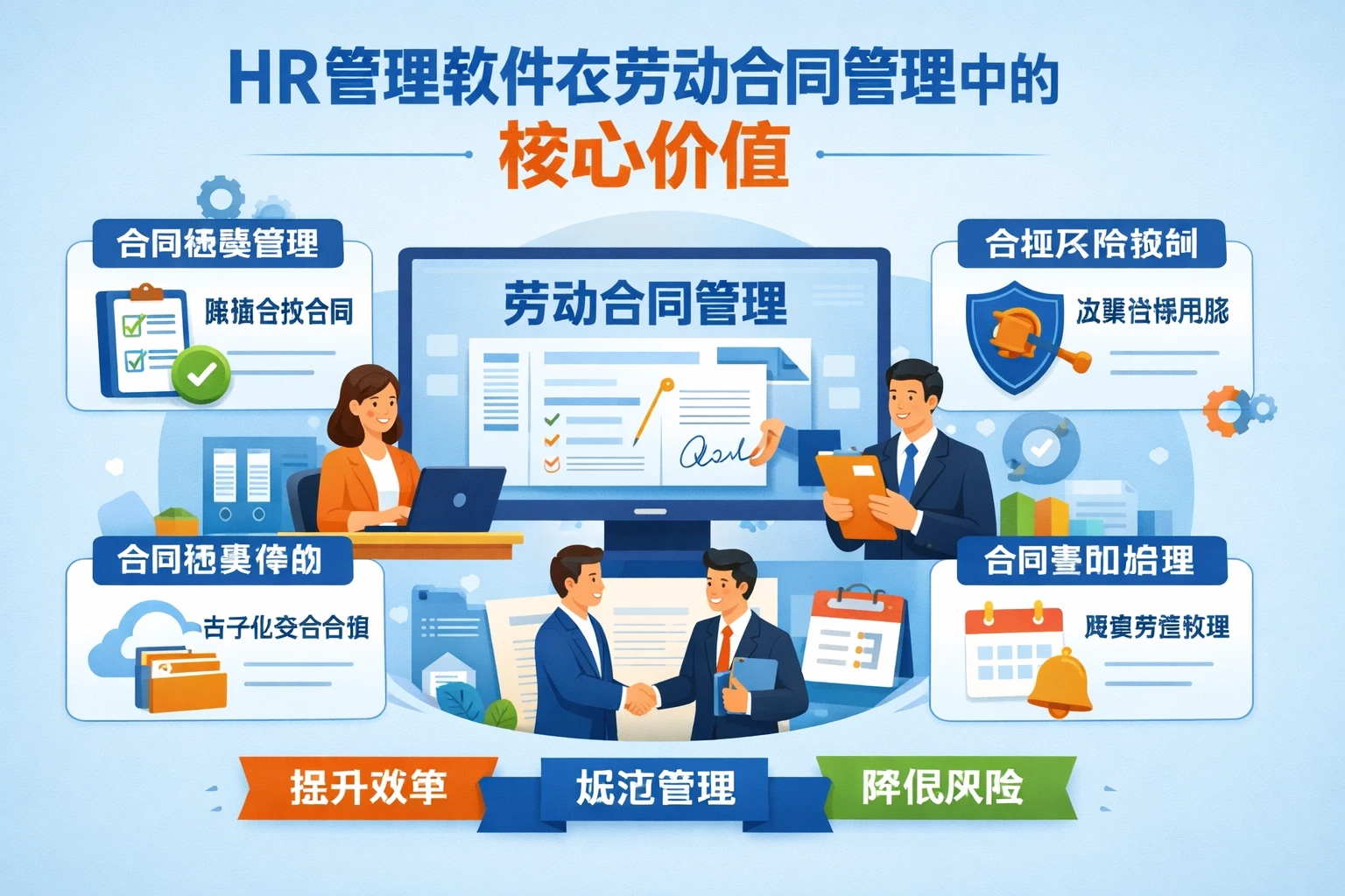 HR管理软件在劳动合同管理中的核心价值