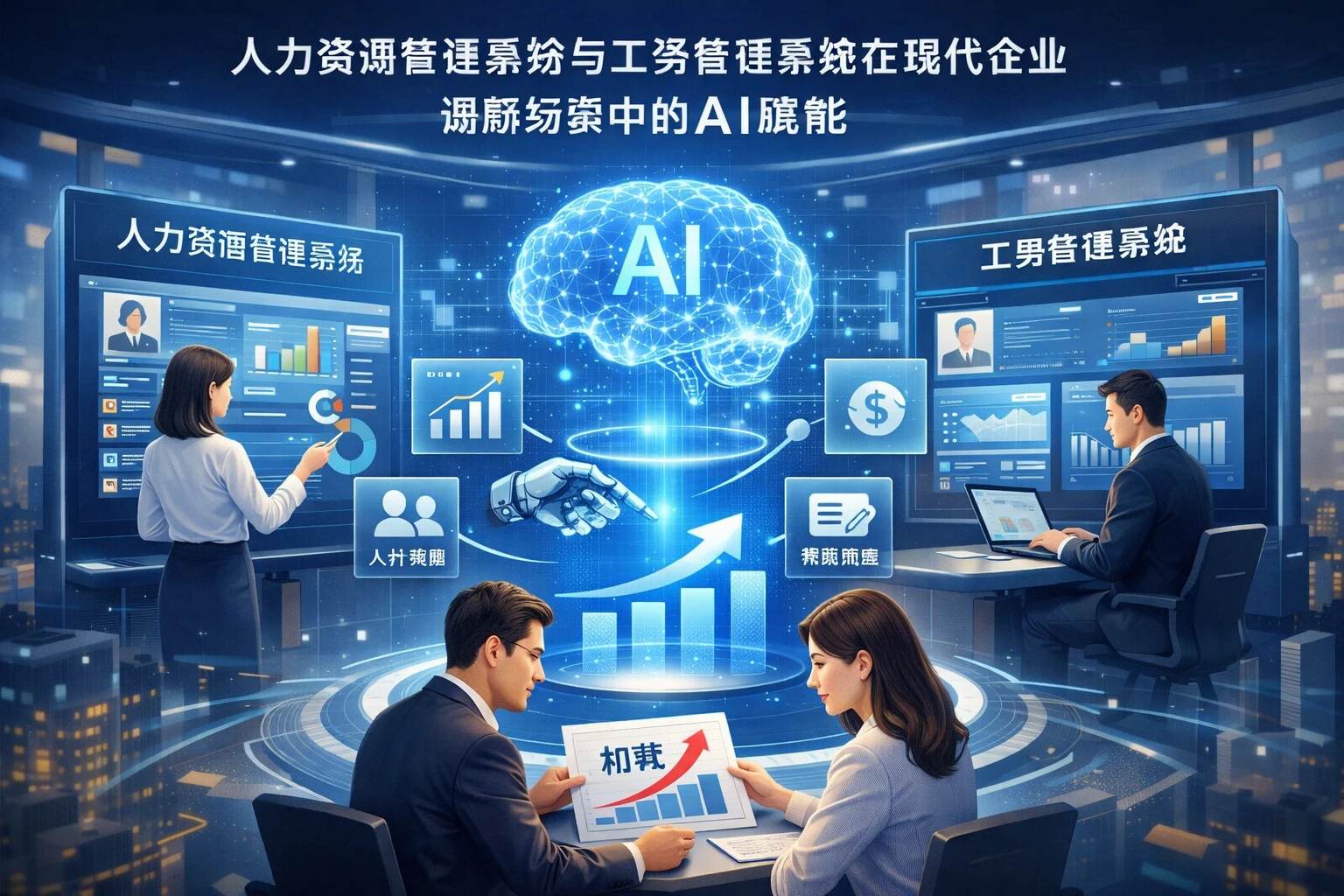 人力资源管理系统与工资管理系统在现代企业调薪场景中的AI赋能