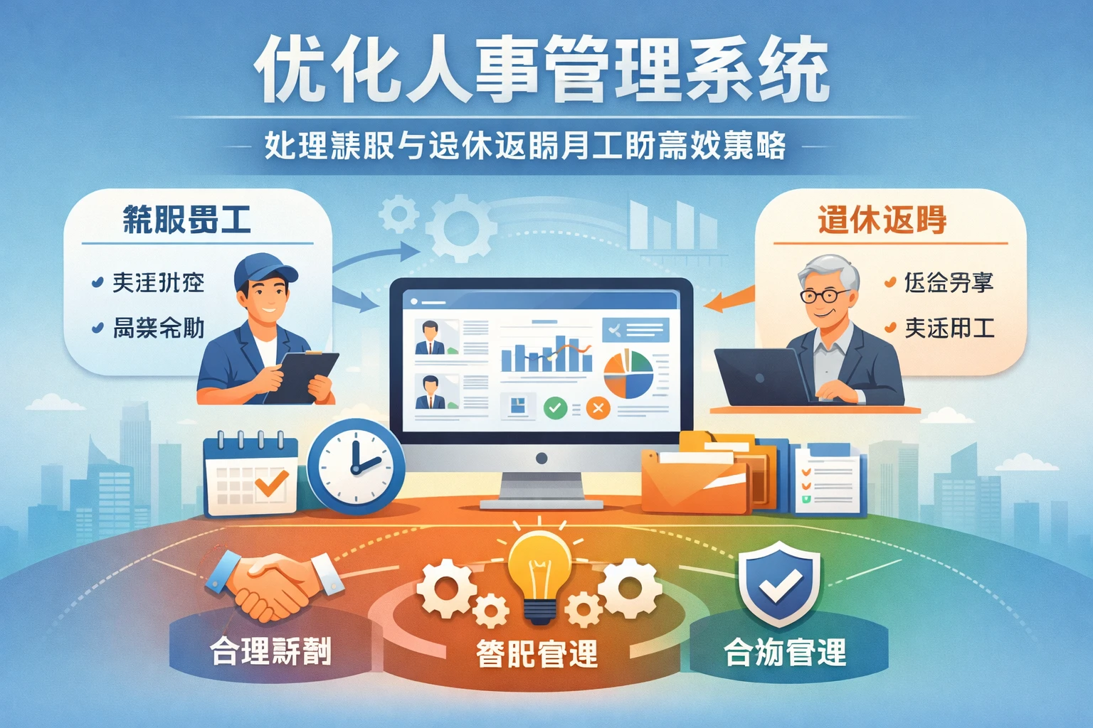 优化人事管理系统：处理兼职与退休返聘员工的高效策略