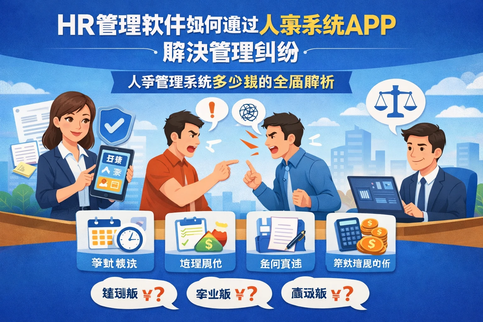 HR管理软件如何通过人事系统APP解决管理纠纷 - 人事管理系统多少钱的全面解析