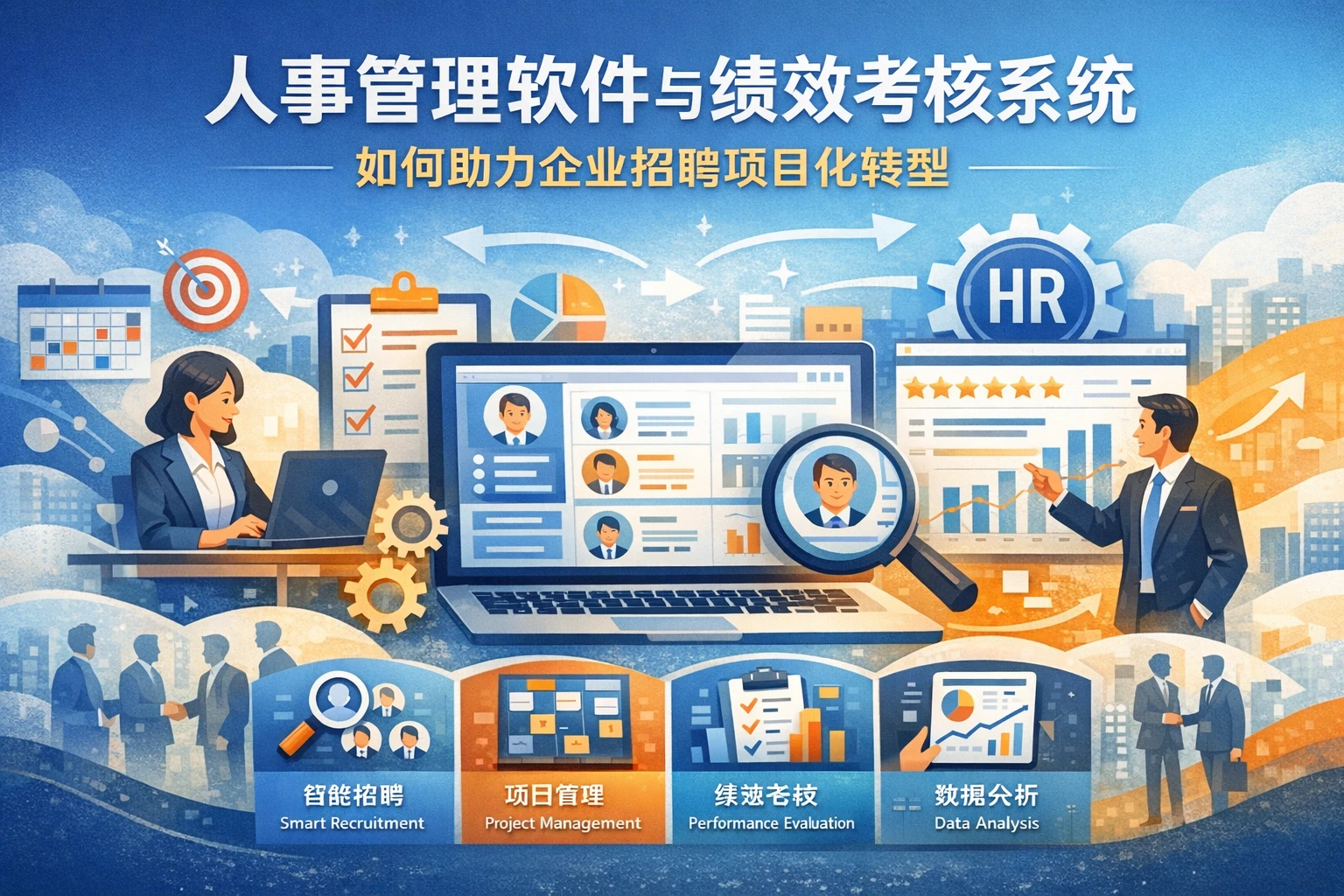 人事管理软件与绩效考核系统如何助力企业招聘项目化转型