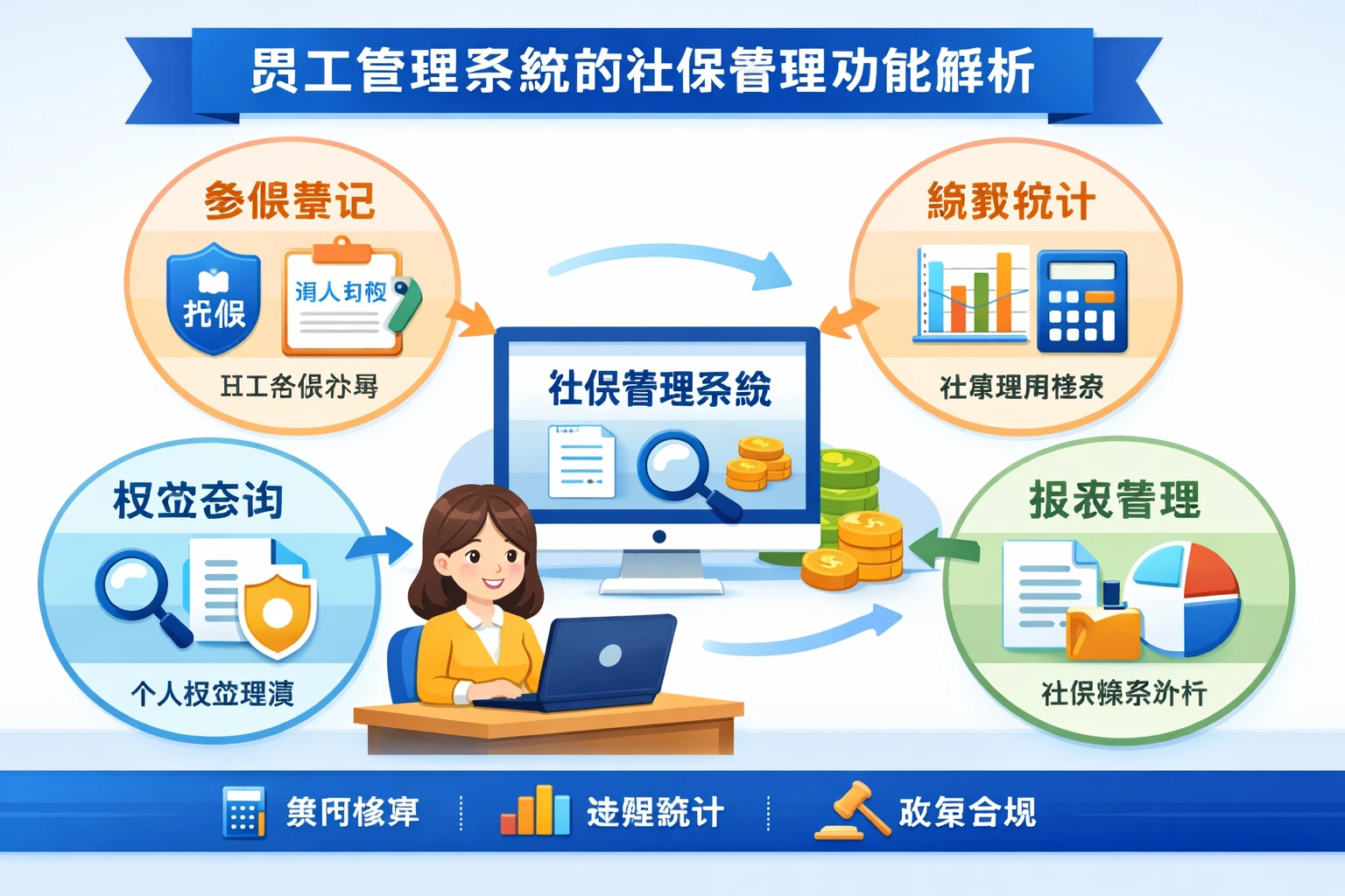 员工管理系统的社保管理功能解析