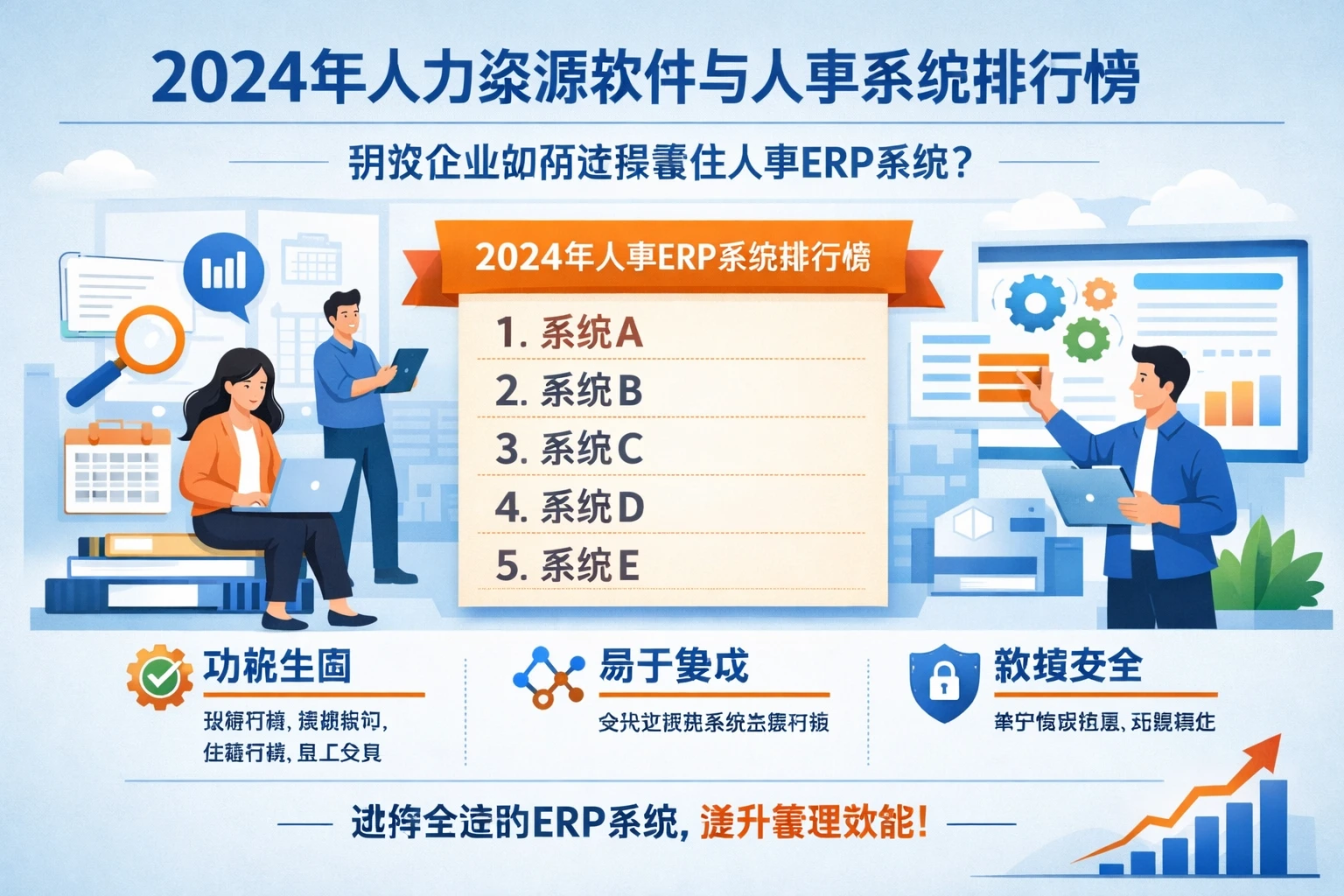 2024年人力资源软件与人事系统排行榜:研发企业如何选择最佳人事ERP系统