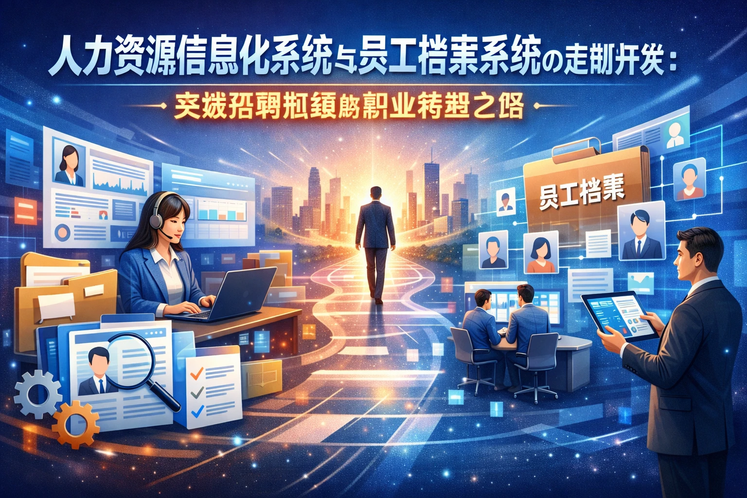 人力资源信息化系统与员工档案系统的定制开发：突破招聘瓶颈的职业转型之路