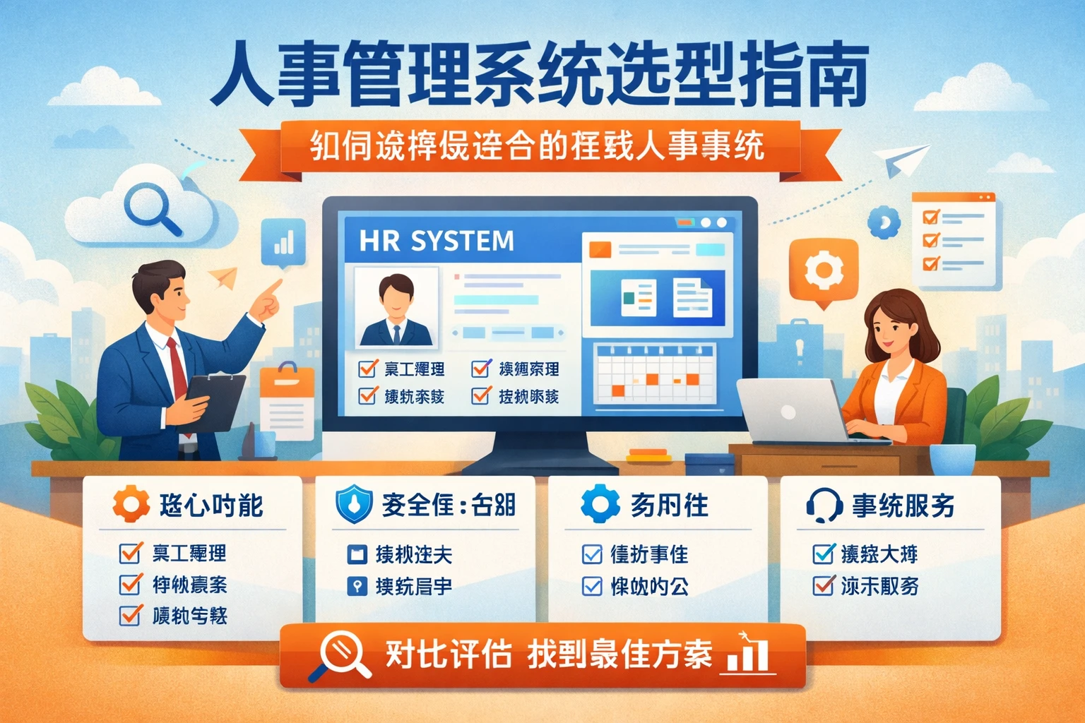 人事管理系统选型指南:如何选择最适合的在线人事系统