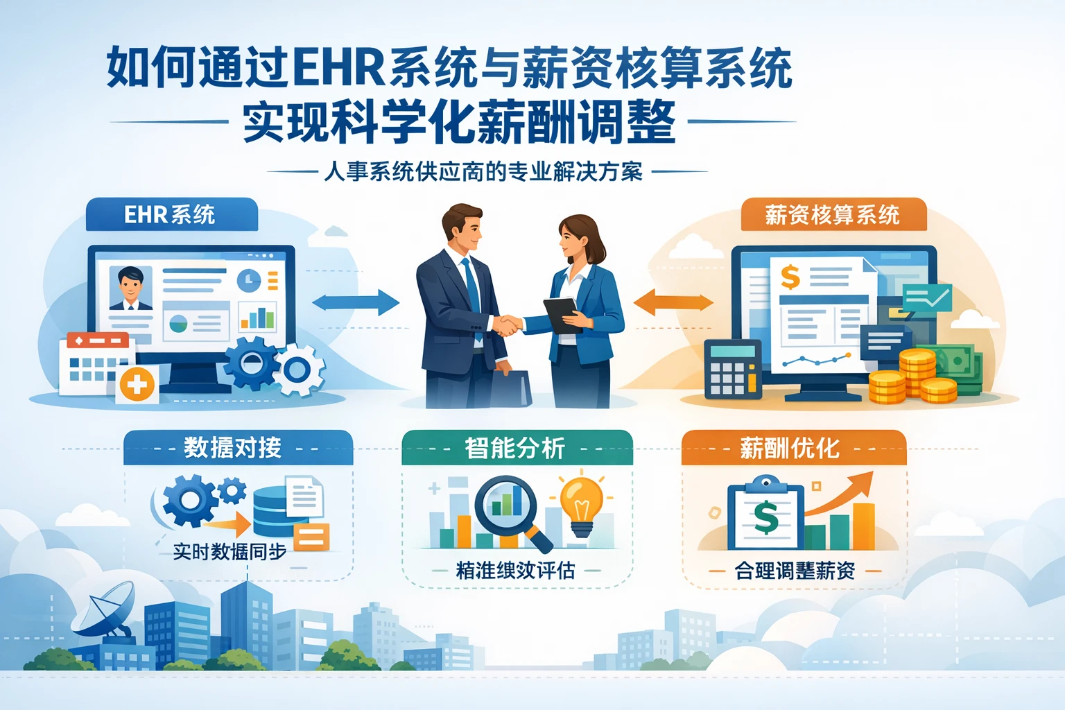 如何通过EHR系统与薪资核算系统实现科学化薪酬调整——人事系统供应商的专业解决方案