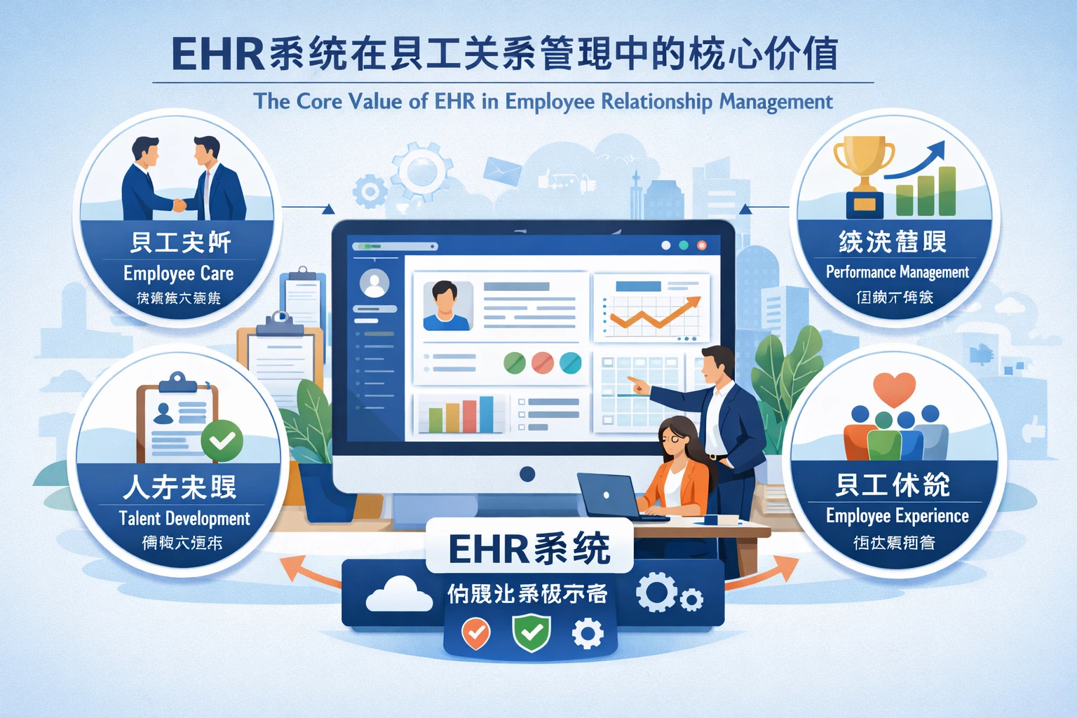 EHR系统在员工关系管理中的核心价值