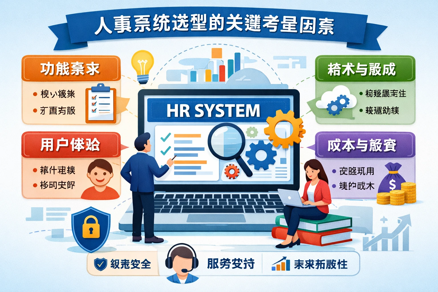 人事系统选型的关键考量因素