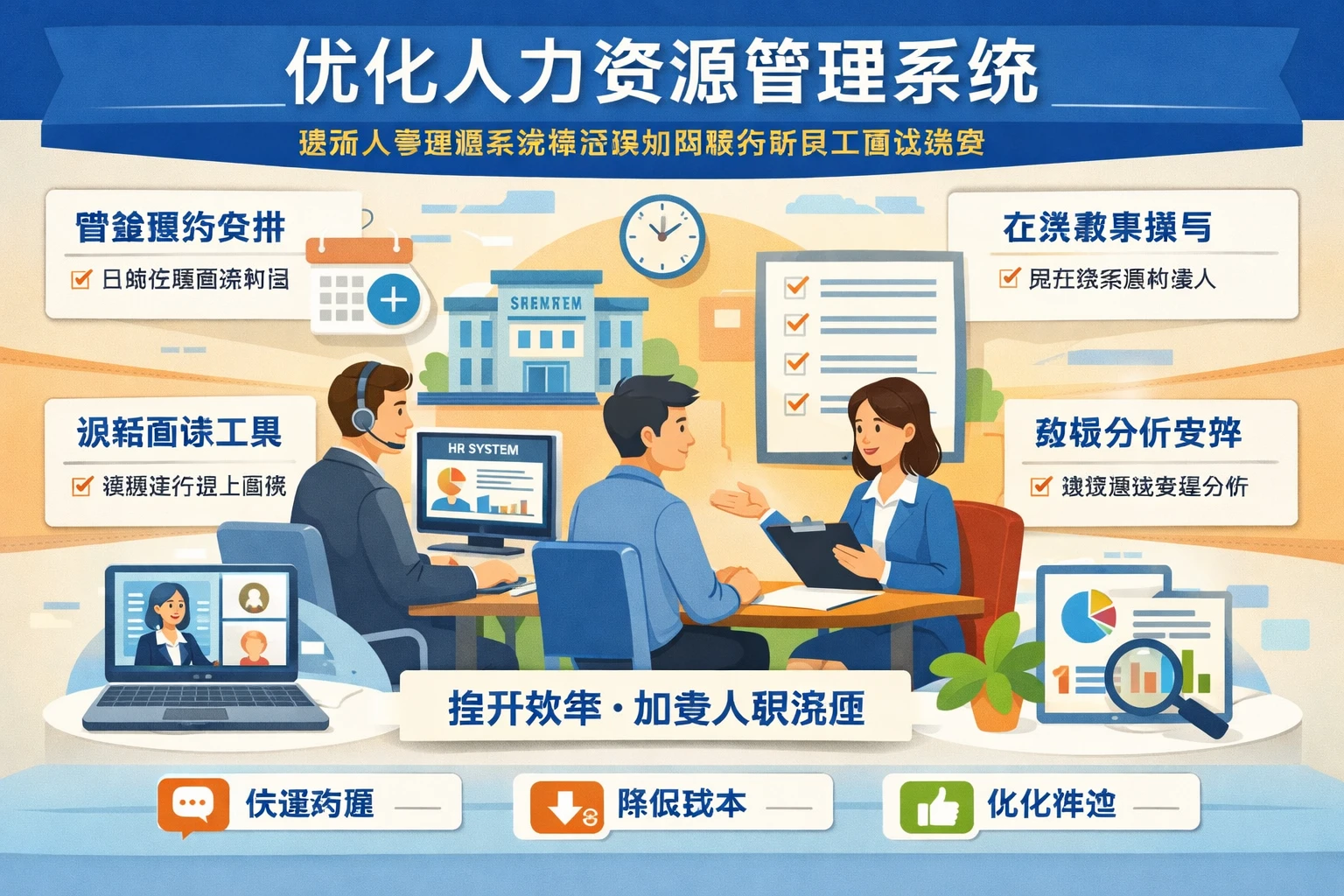 优化人力资源管理系统：政府人事管理系统供应商如何提升新员工面谈效率