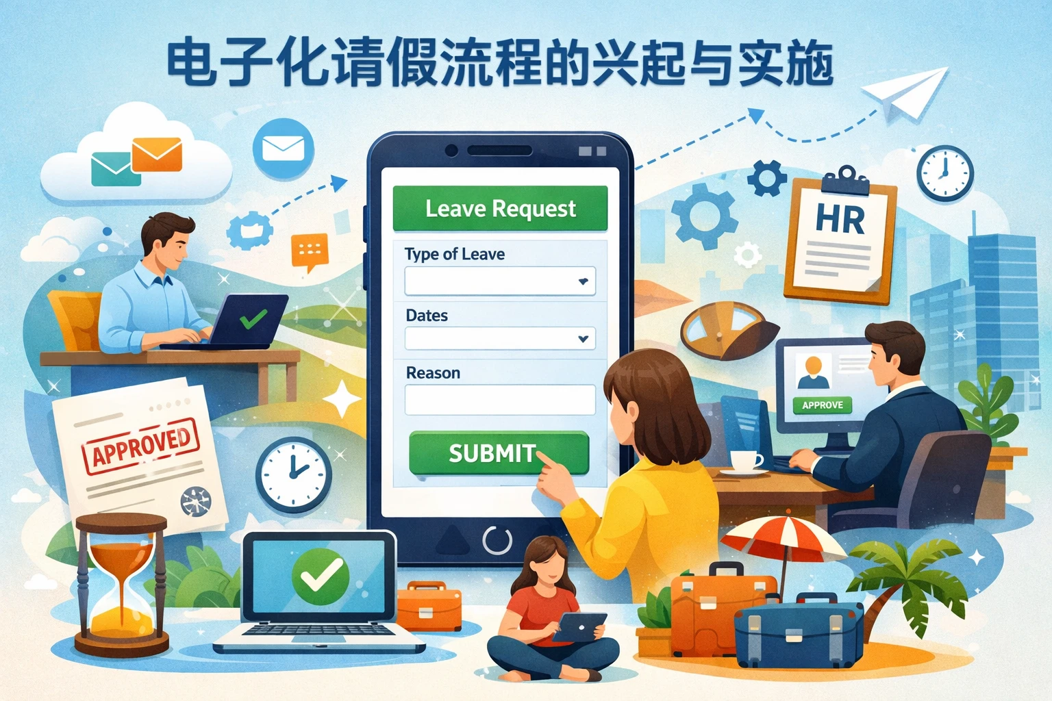电子化请假流程的兴起与实施