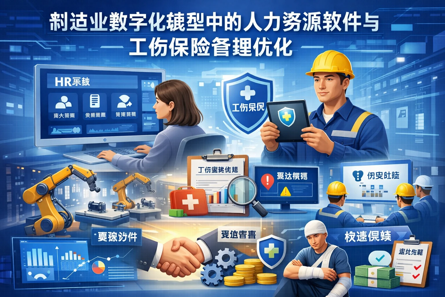 制造业数字化转型中的人力资源软件与工伤保险管理优化