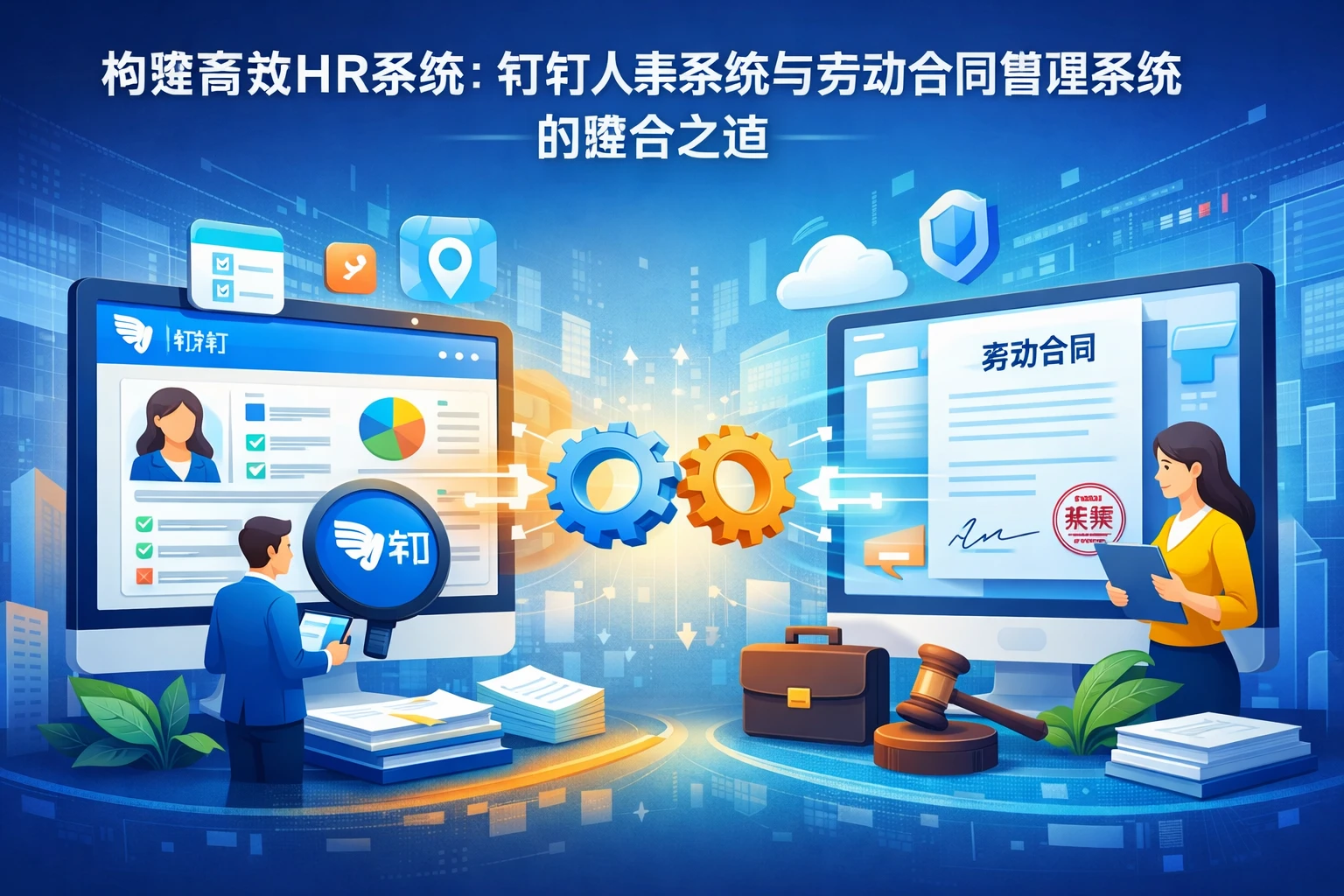 构建高效HR系统:钉钉人事系统与劳动合同管理系统的整合之道