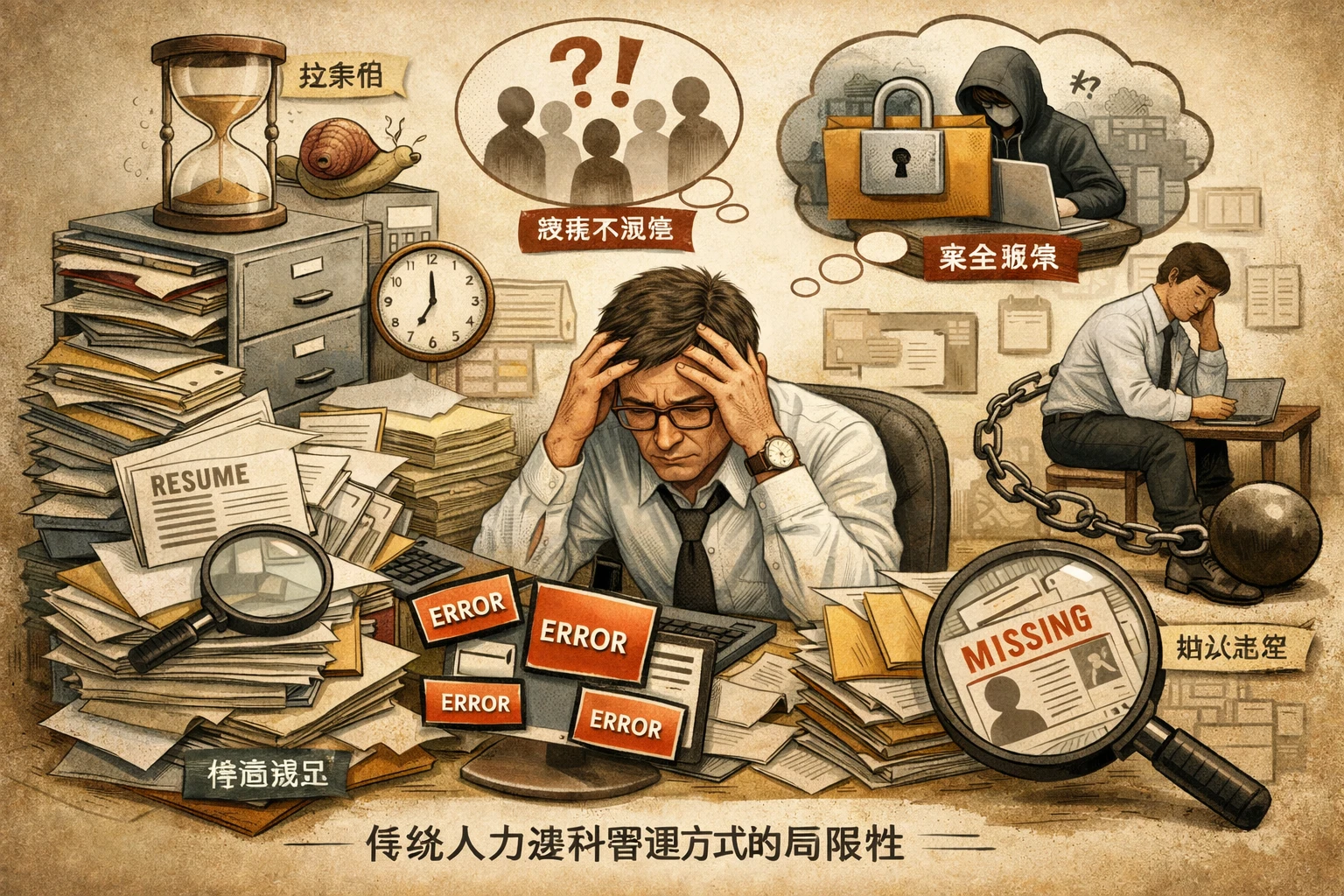 传统人力资料管理方式的局限性