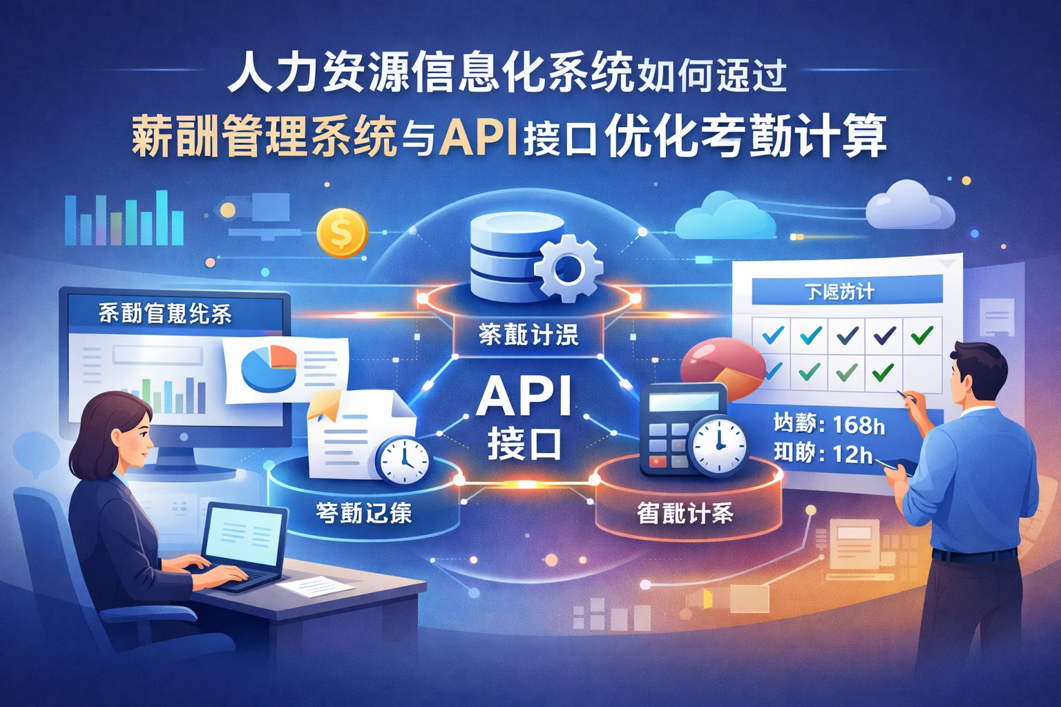 人力资源信息化系统如何通过薪酬管理系统与API接口优化考勤计算