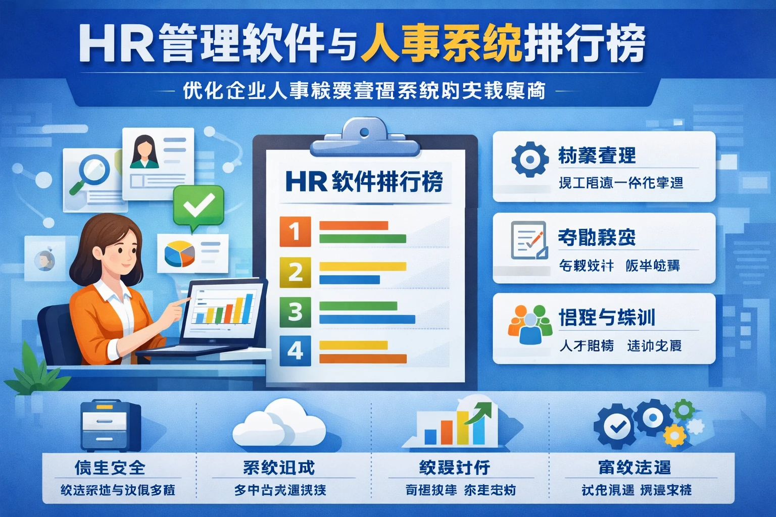 HR管理软件与人事系统排行榜：优化企业人事档案管理系统的关键策略
