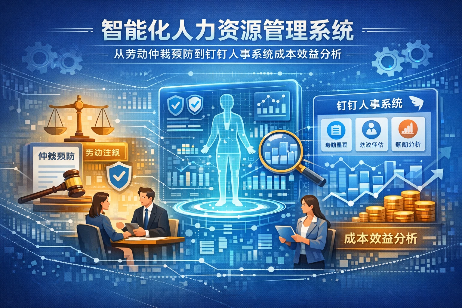 智能化人力资源管理系统：从劳动仲裁预防到钉钉人事系统成本效益分析