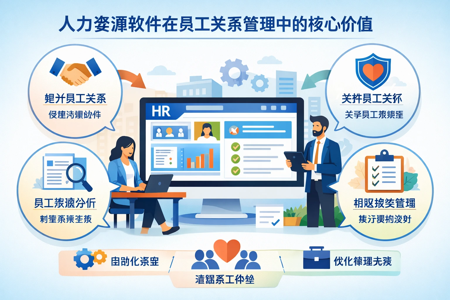 人力资源软件在员工关系管理中的核心价值