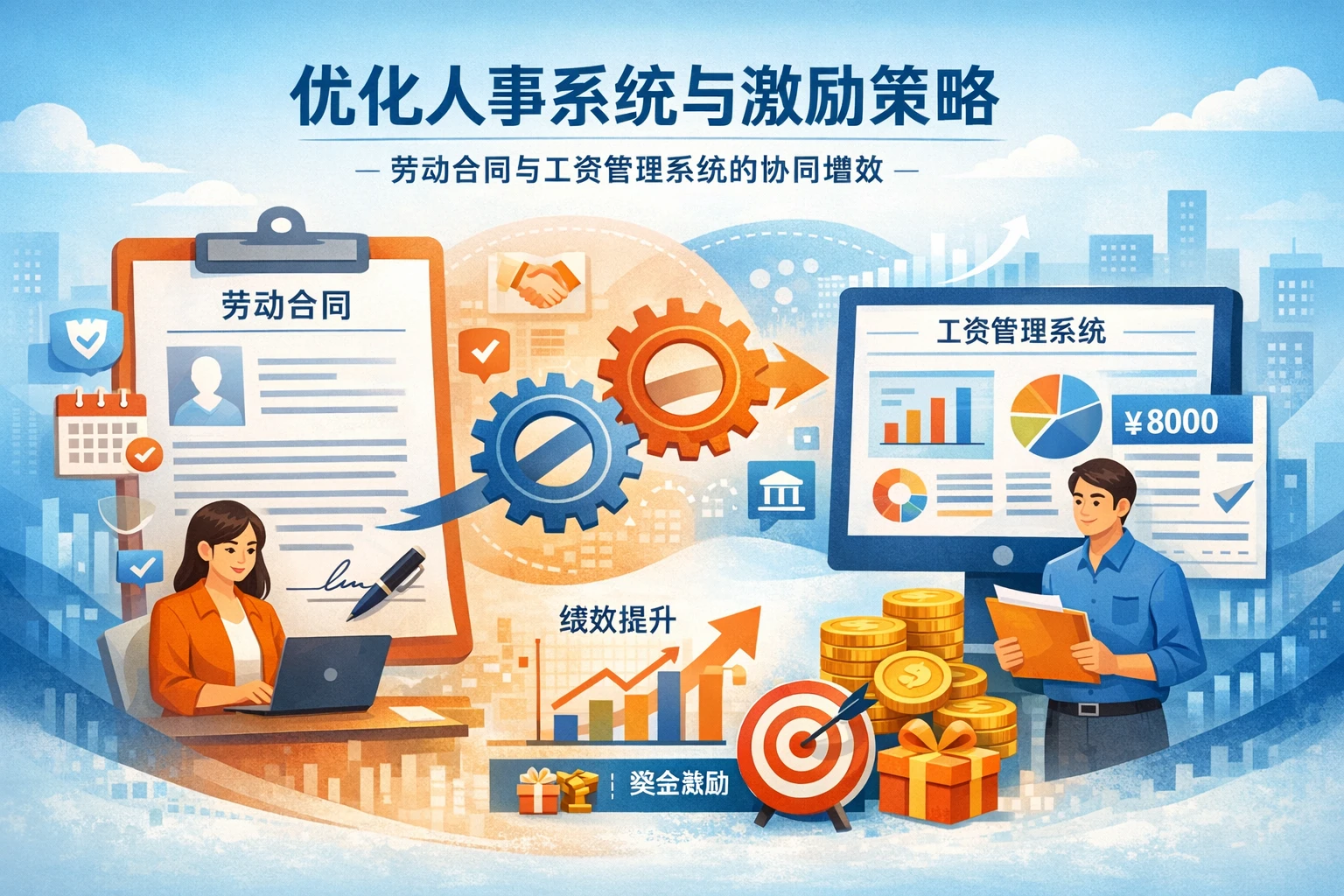 优化人事系统与激励策略:劳动合同与工资管理系统的协同增效