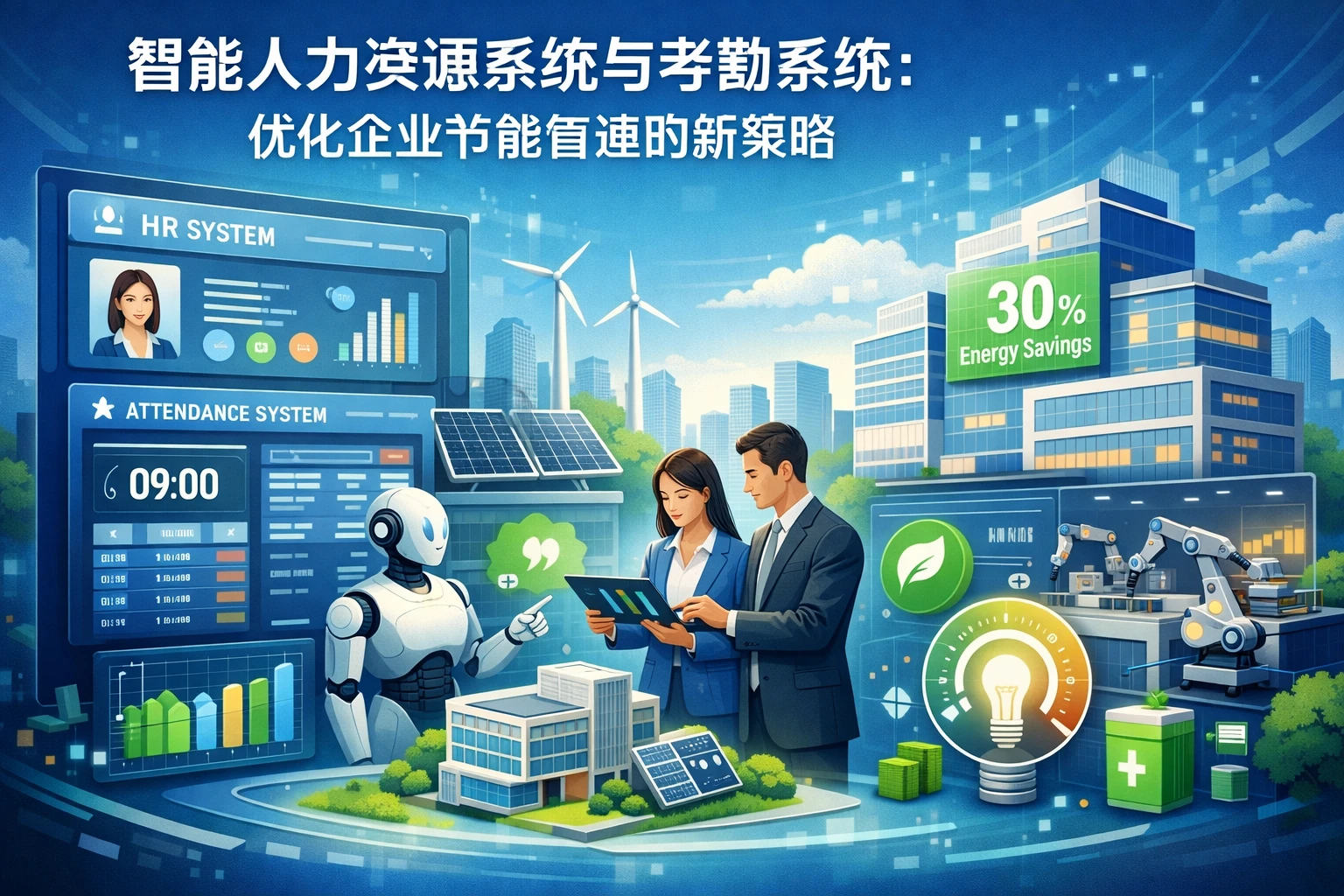 智能人力资源系统与考勤系统：优化企业节能管理的新策略