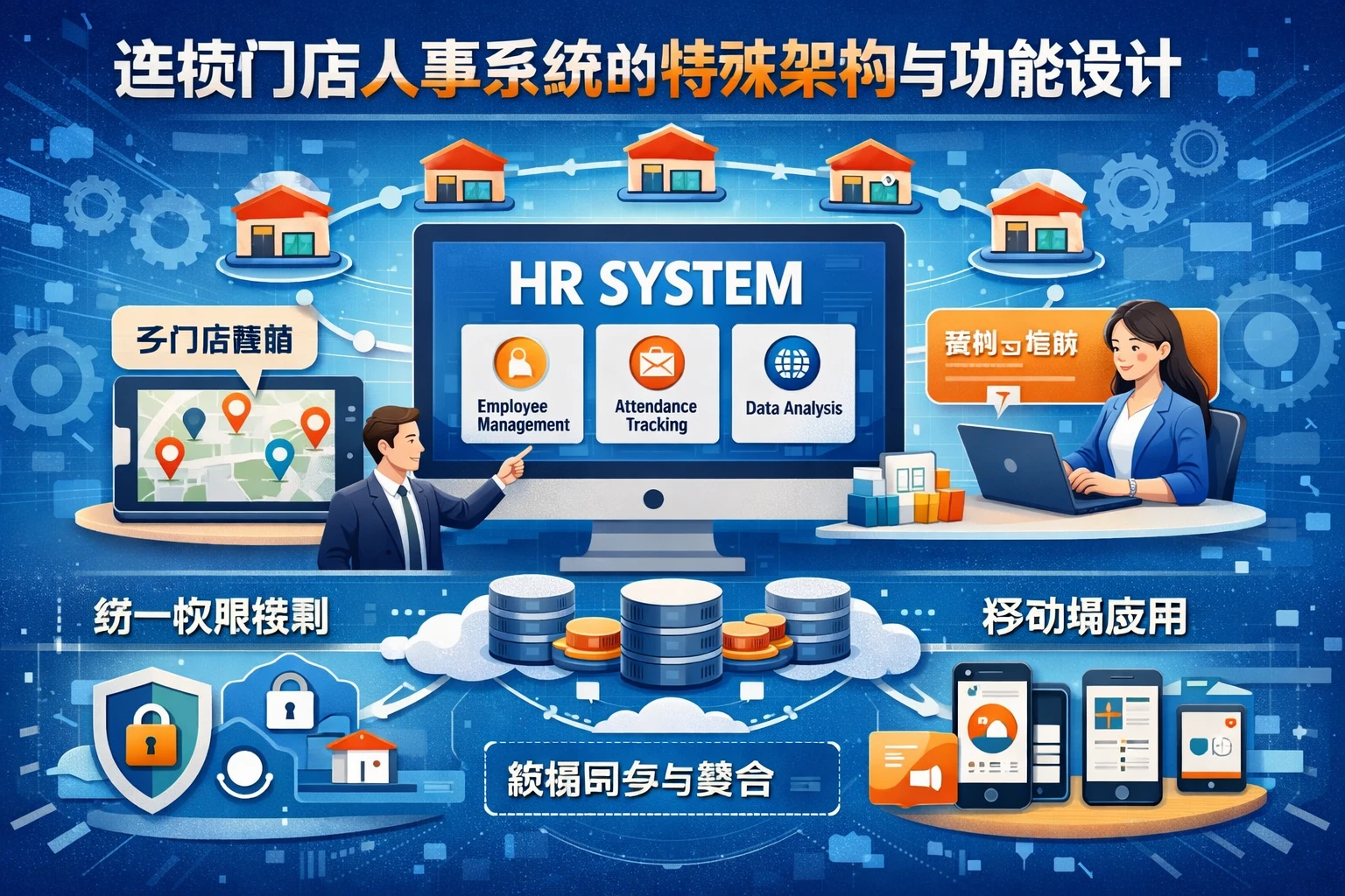 连锁门店人事系统的特殊架构与功能设计