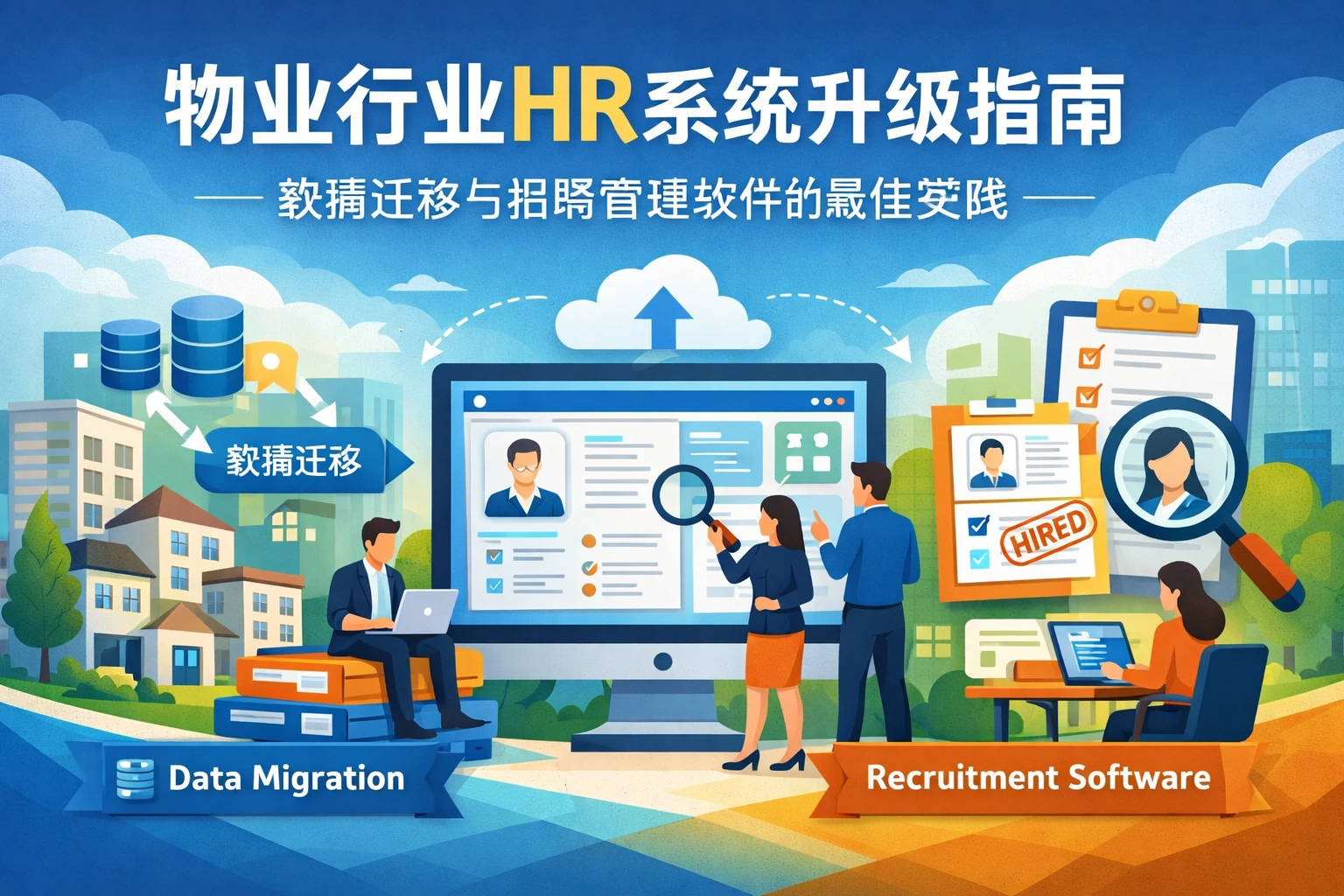 物业行业HR系统升级指南：数据迁移与招聘管理软件的最佳实践