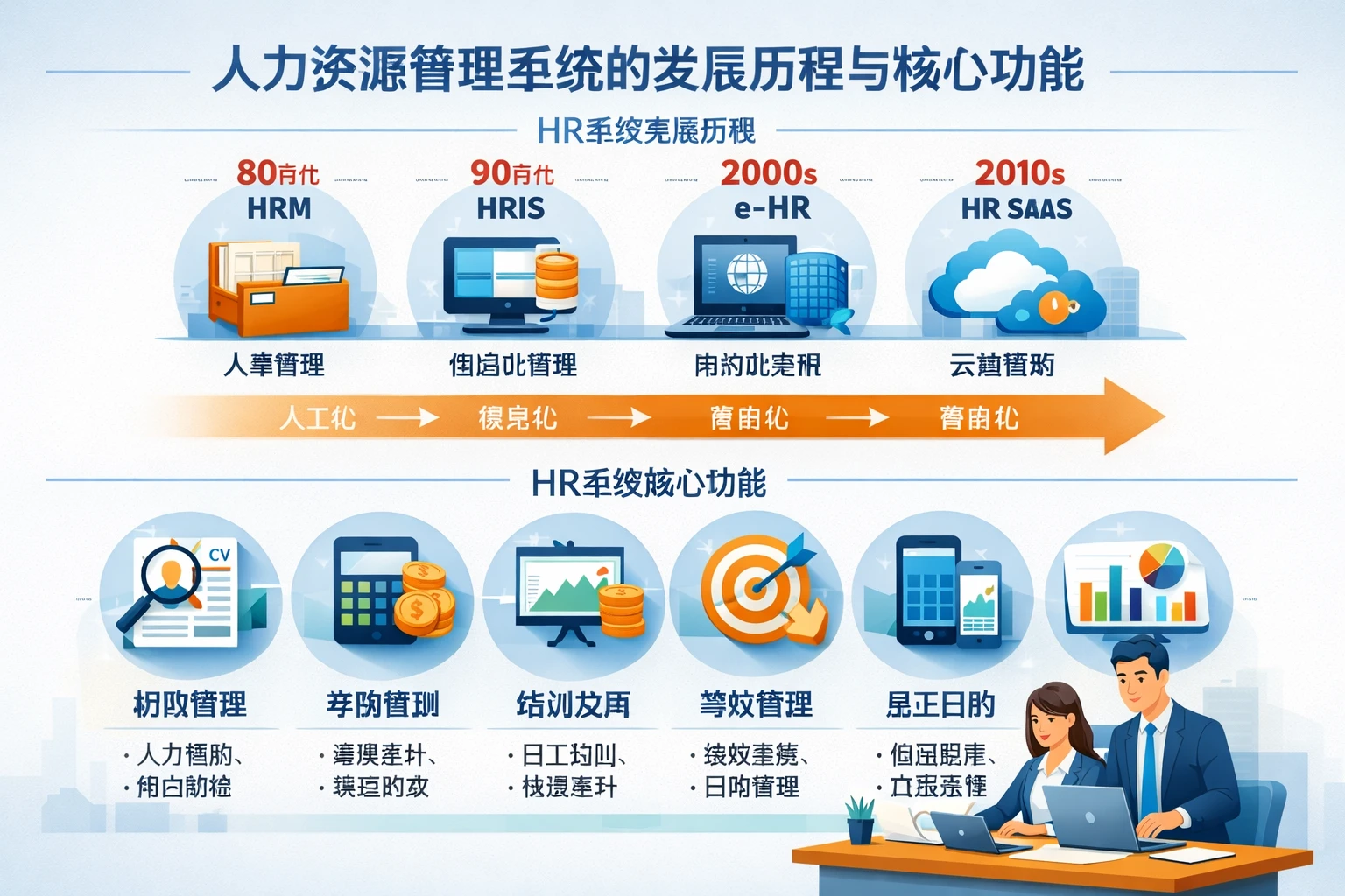人力资源管理系统的发展历程与核心功能