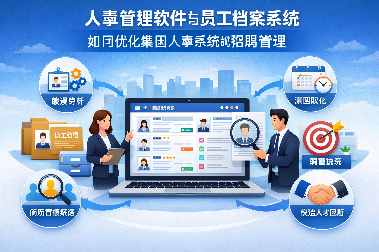 人事管理软件与员工档案系统如何优化集团人事系统的招聘管理